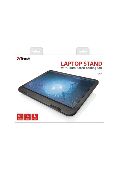 Trust 21962 Ziva Tek Fanlı 10" - 16" Stand Laptop Soğutucu
