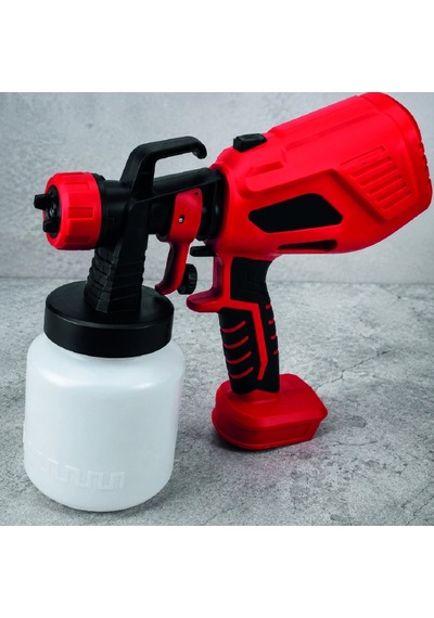 21v Şarjlı Kablosuz Boya Püskürtme Tabancası 800 Ml Hazneli Ergonomik Tasarım