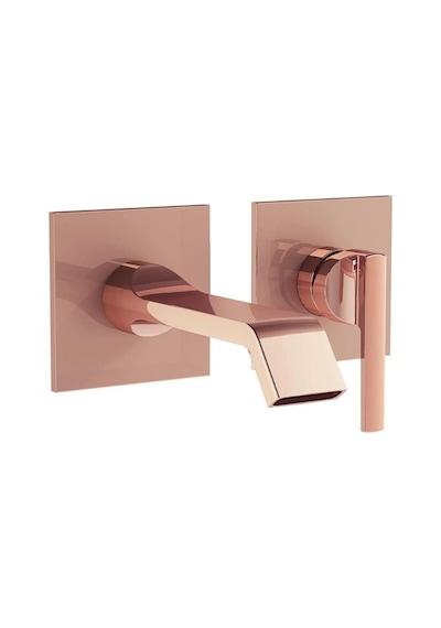 VitrA A4278229 Suit Sıva Üstü Grubu Ankastre Lavabo Bataryası Soft Bakır