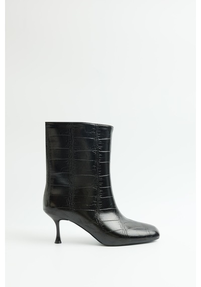 Lutvelizade Bot 2607 Siyah Croc Kadın Bot