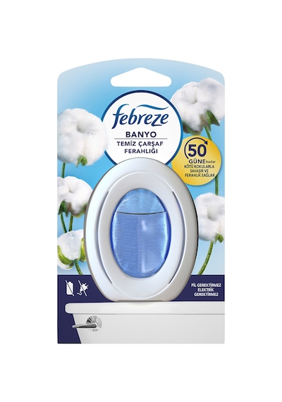 Febreze Hava Ferahlatıcı Banyo Kokusu Temiz Çarşaf Ferahlığı 7.5 ML