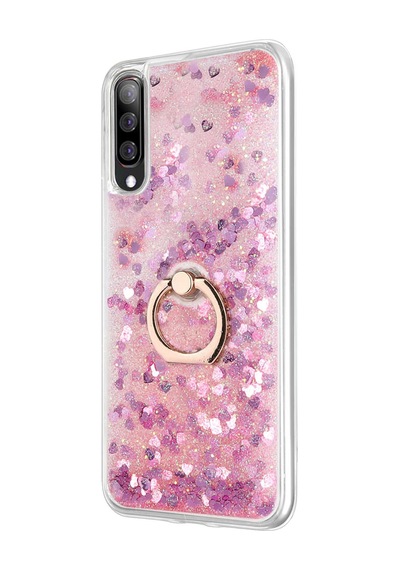 Microsonic Samsung Galaxy Uyumlu A50 Kılıf Glitter Liquid Holder