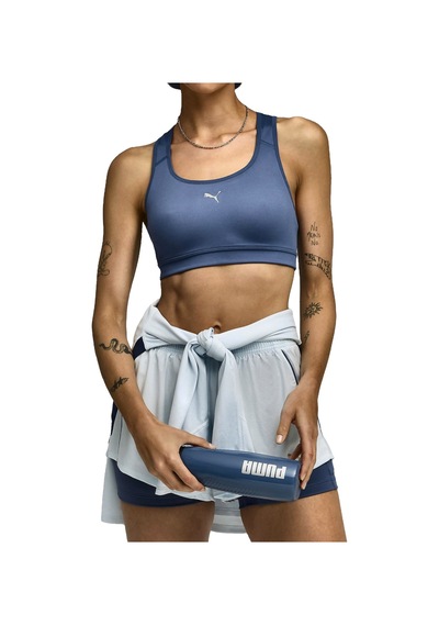 Puma Puma 4keeps Run Bra Kadın Mavi Fitness Bra 1024 Lacivert