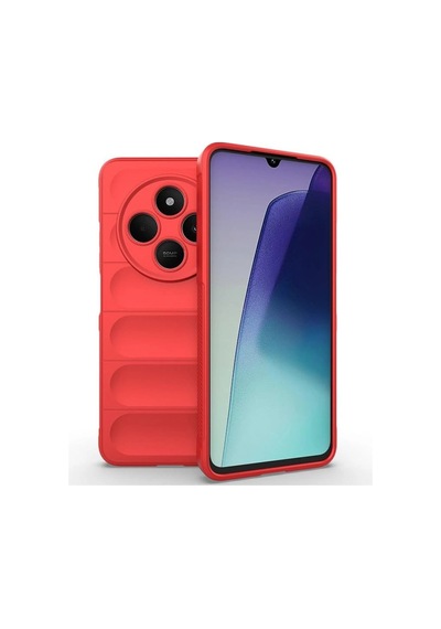 Mey İthalat Redmi 14c Kılıf Optimum Silikon - Kırmızı