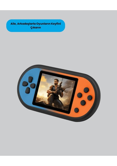 Mini Oyun Konsolu, 520 Oyunlu Hd Lcd Ekranlı