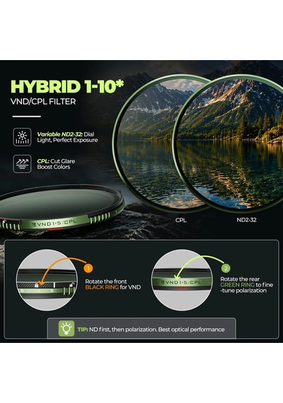 Freewell Brandon Li Variable Nd/cpl Basic Kit - 82mm