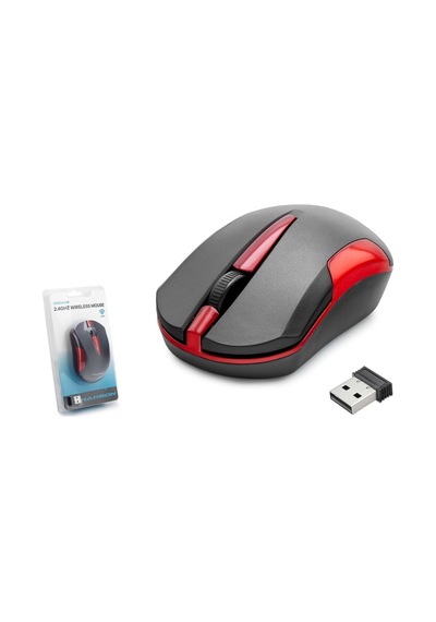 Hadron Hdx3407r Kablosuz Mouse 2.4 Ghz 1600 Dpı Kırmızı