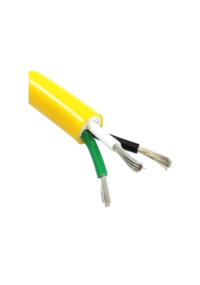 Shuıvan Sahil Besleme Uzatma Kablosu 3x4mm Kalaylı Marin Tip - Sarı-1271