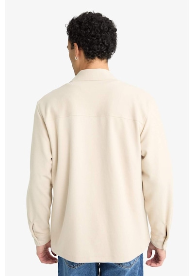 Defacto Regular Fit Twill Uzun Kollu Gömlek E7689ax25aubg359 Bej