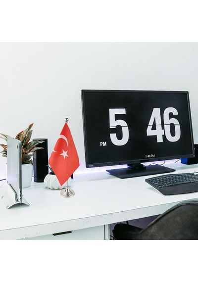 Mflagperft Türkiye Bayrağı Türk Masa Masası Küçük Mini Bayraklar Dekorasyonları Diğer