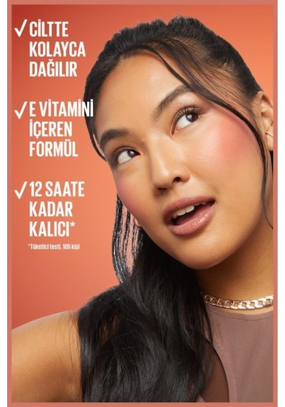 Maybelline New York Sunkisser Hazy Matte Likit Allık - 38 Pink Ripple