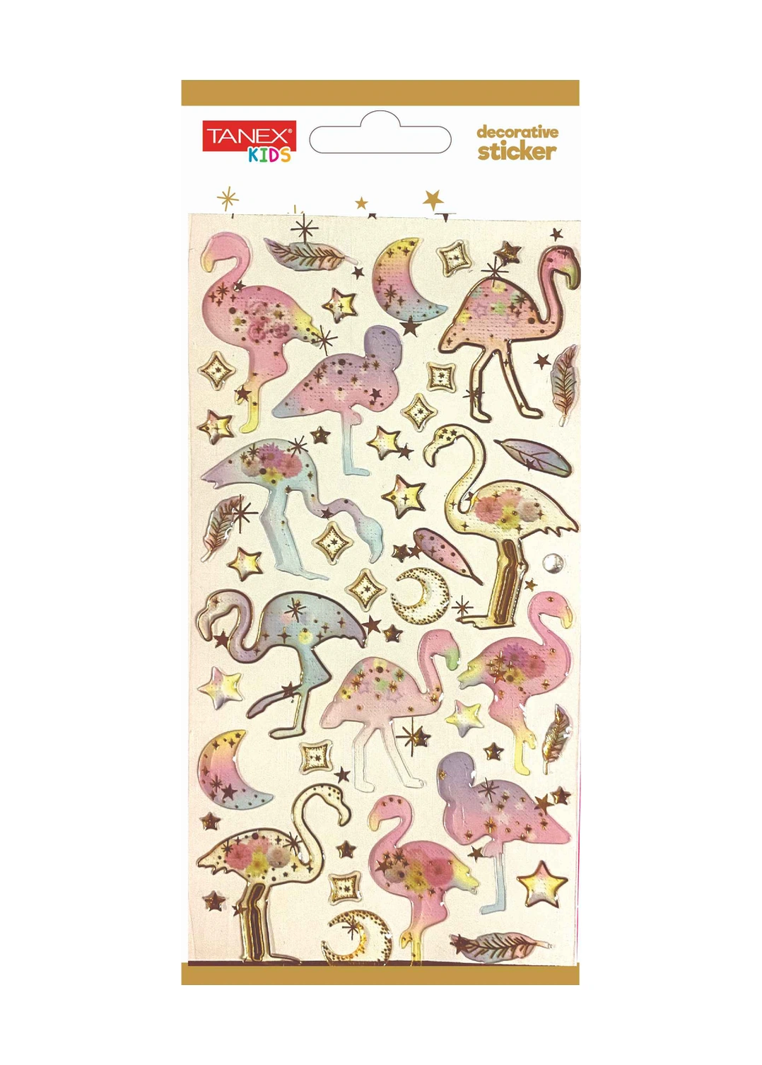 Tanex Decorative Sticker-5 Puffy Etiketi Tnx-5004