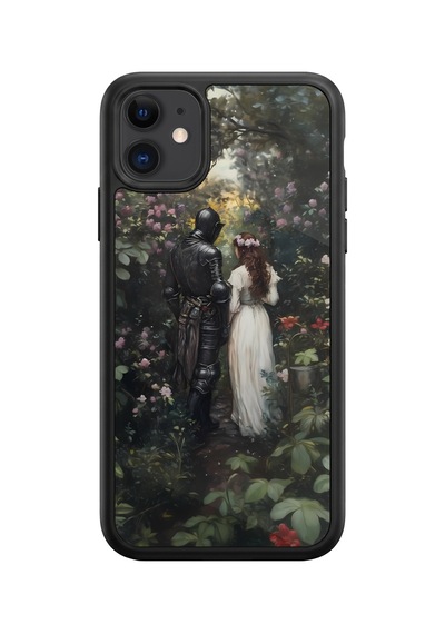 İphone 11 Uyumlu Romantikşövalye Desenli Kamera Korumalı Darbelere Dayanıklı Kılıf 1105-romantikşövalye-iphone11