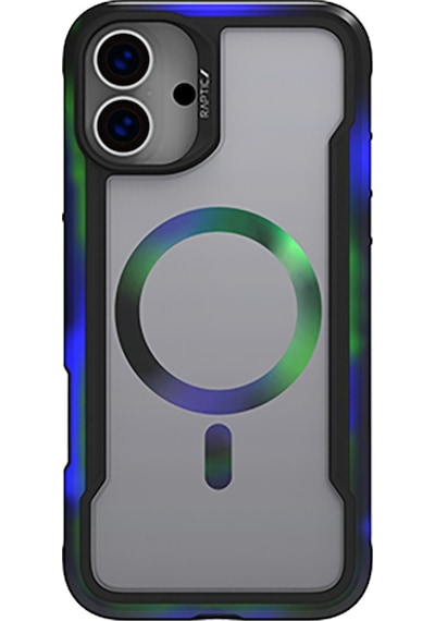 Apple iPhone 16 Pro Kılıf Magsafe Uyumlu Airbagli Raptic Shield 2.0 Serisi Şeffaf Arka Yüzey Kapak Siyah