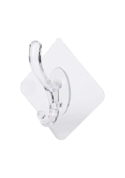 Mika Kristal Plastik Tabanlı 6 Kollu Tak Çıkar Yapışkanlı Montaj 6x42cm 5122 Çok Renkli