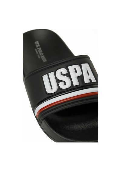 U.s. Polo Assn. Alvega Erkek Deniz Plaj Havuz Terliği Siyah