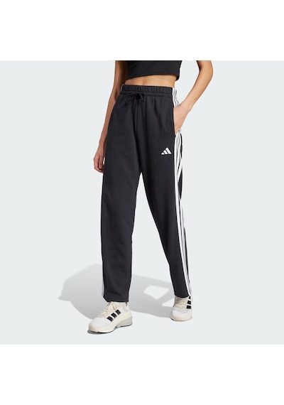 Adidas Essentials 3-stripes Open Hem French Terry Kadın Eşofman Altı C-adıjw7182b30a00 Siyah