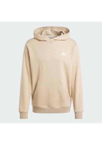 Adidas Multi Seasonal Essentials Mélange Erkek Kapüşonlu Üst-7648 Bej