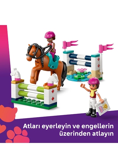 LEGO®  Friends At Ahırı ve Binicilik Akademisi 42688 - 9 Yaş ve Üzeri Çocuklar için Yaratıcı Oyuncak Yapım Seti  (735 Parça)