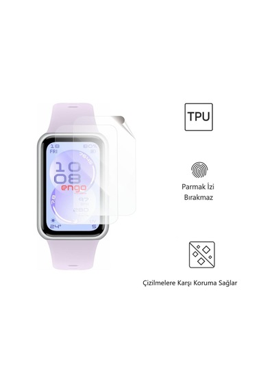 Huawei Band 11 Ekran Koruyucu Tpu Şeffaf Film 2 Adet