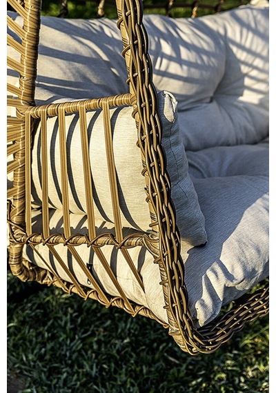 Btk Concept Legend Çift Kişilik Rattan Salıncak Kahverengi