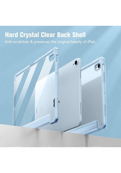 Apple Uyumlu iPad, Air 11inç M2 2024 Kılıf Grafiti Şeffaf Kalem Bölmeli A2902 A2903 A2904