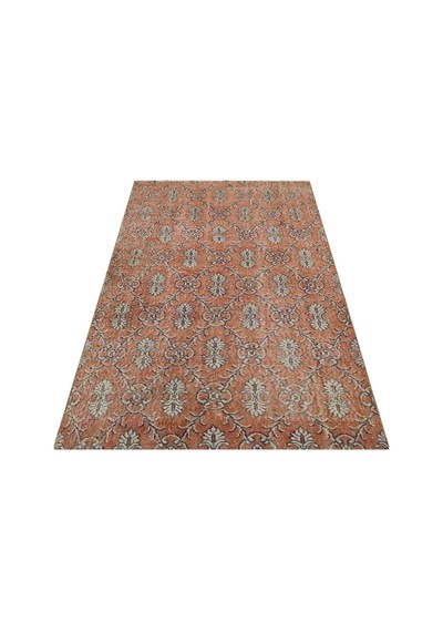 Klasik Modern Vintage Eskitme El Dokuma Halı 114 X 200 Cm 9189