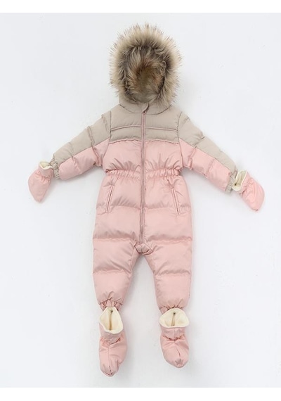 Benittokids Kız Bebek Astronot Tulum Pembe