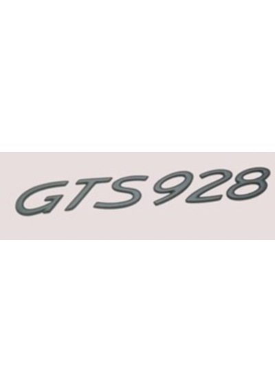 Porsche Uyumlu Yazı Gts 928 Krom