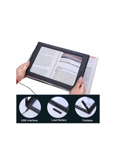 Led Işıklı Kitap Okuma Büyüteç