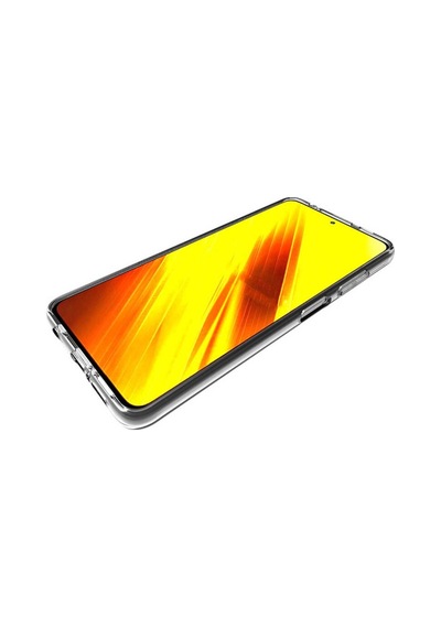 Xiaomi Poco X3 Kilif Seffaf Silikon Hibrit Case 390885510