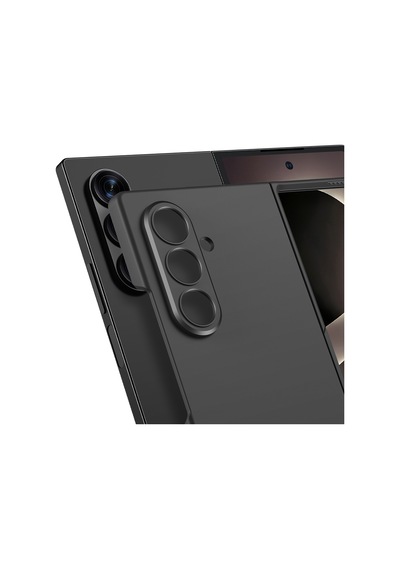 Samsung Uyumlu Galaxy Z Fold 8 Ultra Kılıf Heptek İletişim Sert Kıpta Kılıf Titanyum