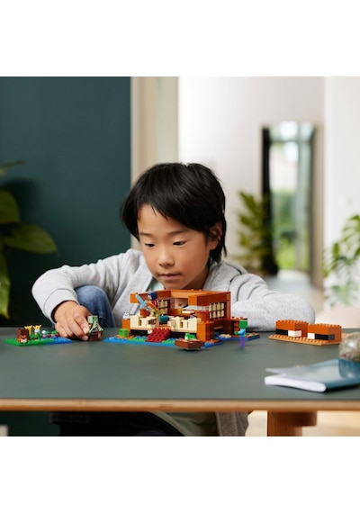 LEGO® Minecraft Kurbağa Evi 21256 8+ Yaratıcı Oyuncak Yapım Seti - 400 Parça