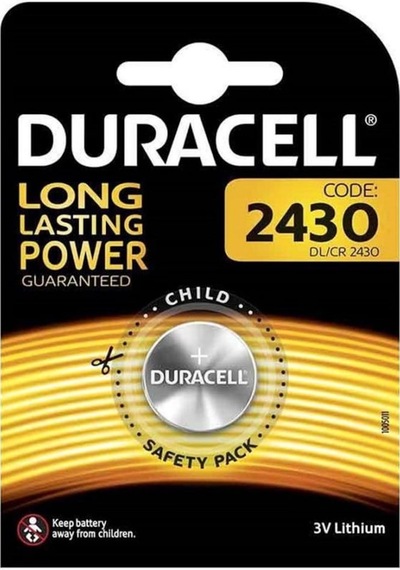 Duracell DL/CR 2430 3V Lityum Pil 2'li