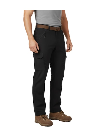 Erkek Kışlık Soft Jel Taktik İçi Polar Pantolon Regular Bgl-st04974 Siyah