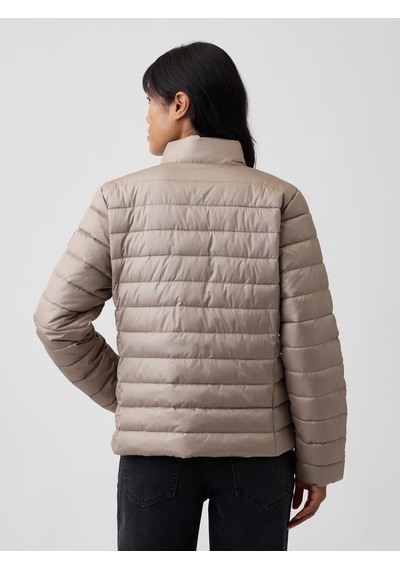 Gap V-frch Logo Lw Puffer Jkt Kadın Bej Mont 910106003