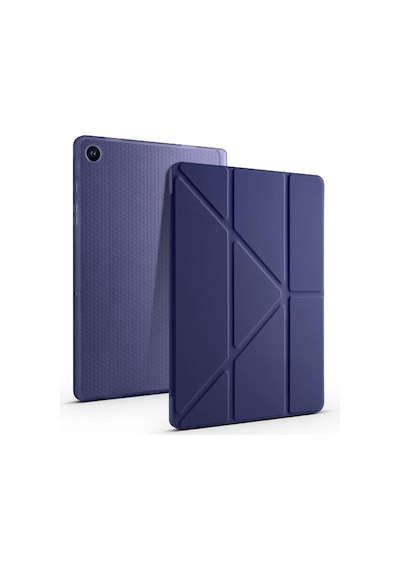 Galaxy Tab Uyumlu A9 Kılıf Zore Tri Folding Kalem Bölmeli Standlı Kılıf