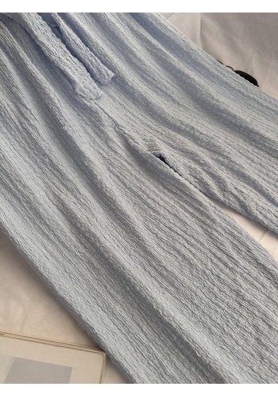 Intive Cool Comfort Waffle Kumaş Pamuklu Nefes Alabilir Basic Yazlık Jogger Pantolon Cepsiz Bebe Mavisi Intive Cool Comfort Waffle Kumaş Pamuklu Nefes Alabilir Basic Yazlık Jogger Pantolon Cepsiz Bebe Mavisi