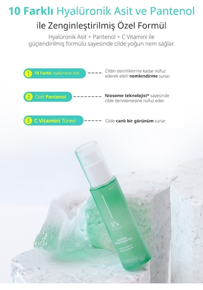 Hassas Ciltler İçin Yoğun Nemlendirici Bakım Serumu Super Panthenol Spicule Serum 100 Shot Mild 60063283