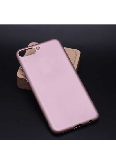 Huawei Y6 2018 Kılıf Zore Premier Silikon Kapak Rose Gold
