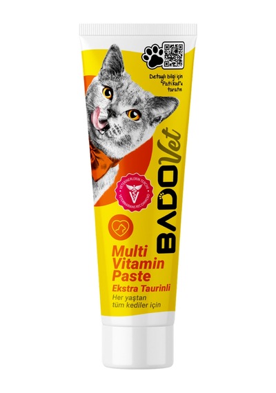 Bado Kedi Besin Takviyesi Multivitamin Paste Tüp 100gr