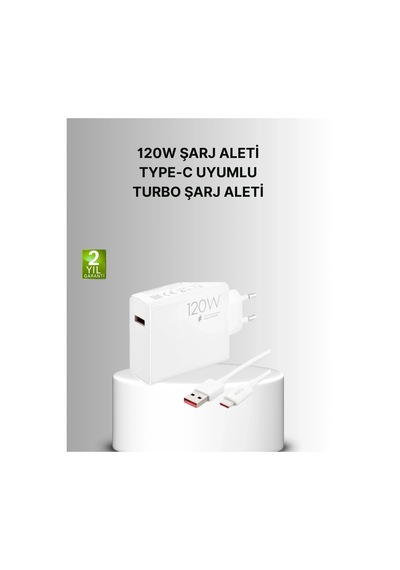 Buğz 120w Mi Turbo Akıllı Tanıma Çipli Hızlı Şarj Cihazı Taşınabilir Ve Dayanıklı