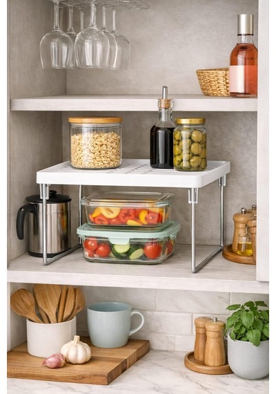 Dolap Ve Mutfak Tezgahı İçin Raf Düzenleyici, Buzdolabı Uyumlu Yükseltici Organizer, Metal Ayaklı Ek Raf, Çok Amaçlı Raf Düzenleyici Stand, Dolap, Tezgah Ve Buzdolabı İçin Uygun Çok Renkli Dolap Ve Mutfak Tezgahı İçin Raf Düzenleyici, Buzdolabı Uyumlu Yükseltici Organizer, Metal Ayaklı Ek Raf, Çok Amaçlı Raf Düzenleyici Stand, Dolap, Tezgah Ve Buzdolabı İçin Uygun Çok Renkli