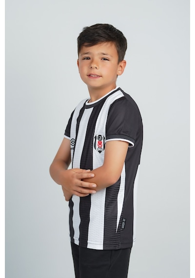 Gsstore Beşiktaş Çubuklu Çocuk Forma Siyah - Beyaz