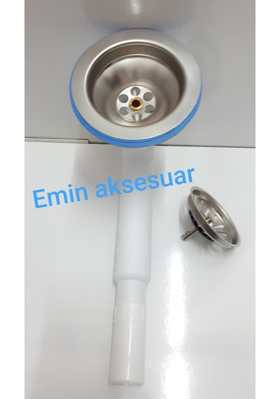 Körüklü Çöpmak Sifon / Geniş Kafa Sifon / Büyük Evye Sifonu