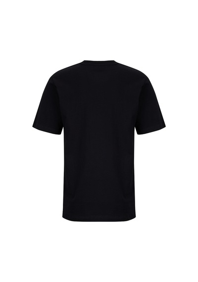 Jack & Jones Siyah Erkek %100 Pamuk T-shirt 12306235 Jorclub Tee Ss Crew Trss26