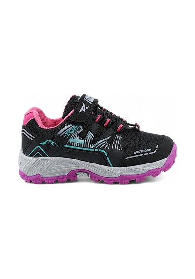 Khayt Runtrail Su Ve Soğuk Dayanıklı Kaymaz Taban Kışlık Unisex Çocuk Spor Ayakkabı Siyah - Fuşya Khayt Runtrail Su Ve Soğuk Dayanıklı Kaymaz Taban Kışlık Unisex Çocuk Spor Ayakkabı Siyah - Fuşya