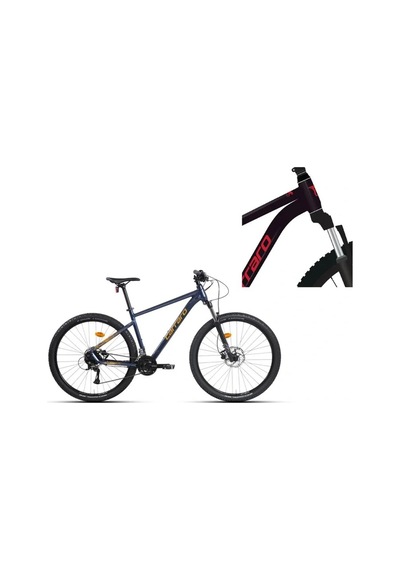 Crx 924 Erkek Dağ Bisikleti 520h Hd 29 Jant 24 Vites Karanlık Mor Kırmızı Standart