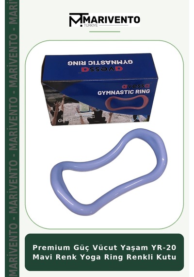 Premium Güç Vücut Yaşam Yr-20 Mavi Renk Yoga Ring Renkli Kutu