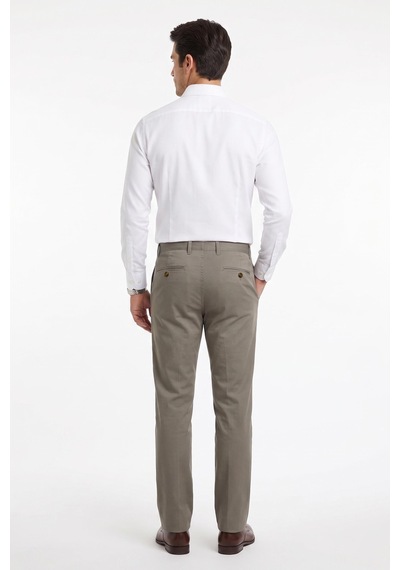 UKİ Uki Gri Comfort Fit Chino Pantolon